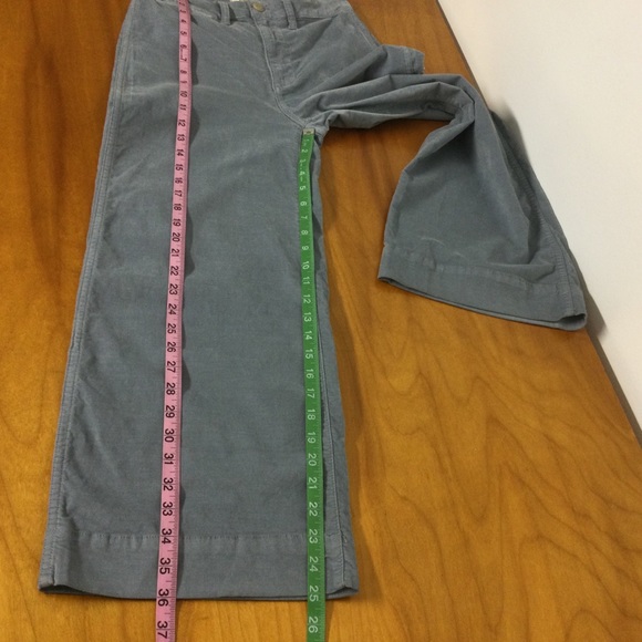 Madewell Emmett Wide-Leg Crop Pants in Velveteen Size 26 #TC1 - Picture 13 of 14